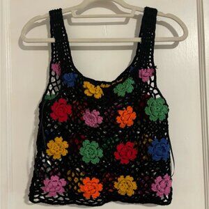 Zara Red and Blue Tank Top